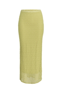 Jack and Jones JXMONROE STR MW LACE SKIRT JRS fern