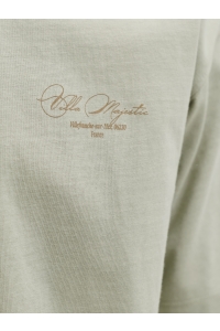 Jack and Jones JORSANREMO BACK TEE SS CREW NECK SN seagrass