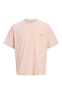 Jack and Jones JORSANREMO BACK TEE SS CREW NECK SN peach melba