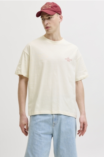 Jack and Jones  JORSANREMO BACK TEE SS CREW NECK SN
