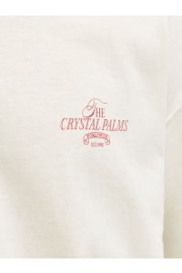 Jack and Jones JORSANREMO BACK TEE SS CREW NECK SN antique white