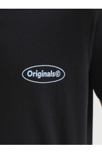 Jack and Jones boys JORRIVIERA VINTAGE POSTER BACK TEE : black