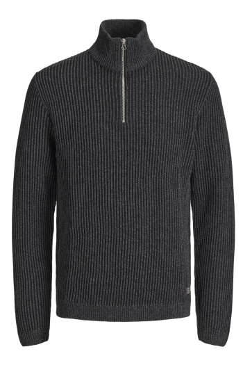 Jack and Jones  JJEDOVER KNIT HALF ZIP