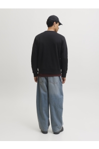 Jack and Jones JJCLEVELAND SWEAT CREW NECK LN black