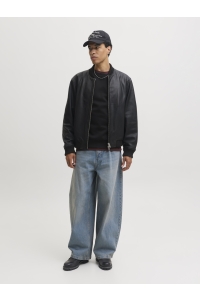 Jack and Jones JJCLEVELAND SWEAT CREW NECK LN black