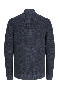Jack and Jones JJELIAS KNIT HIGH NECK navy blazer/turbulence