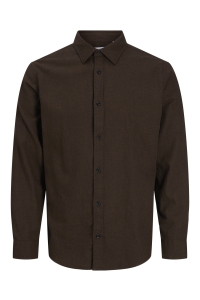 JJEFIELD MELANGE SHIRT LS SN mulch