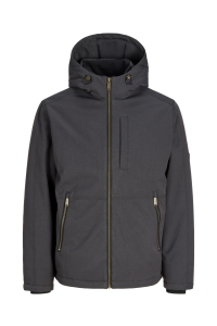 JJEPETER JACKET dark grey melange/melange