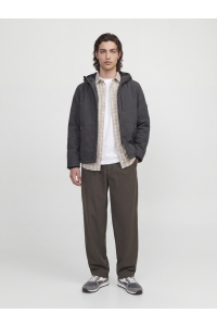 JJEPETER JACKET dark grey melange/melange
