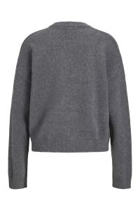 Jack and Jones JXNORREBRO CREW NECK KNIT dark grey melange