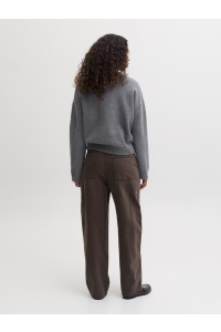 Jack and Jones JXNORREBRO CREW NECK KNIT dark grey melange