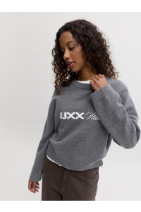 Jack and Jones JXNORREBRO CREW NECK KNIT dark grey melange