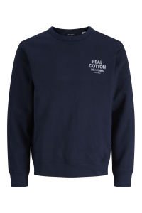JJEDOVER GRAPHIC SWEAT CREW SN navy blazer