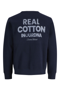 JJEDOVER GRAPHIC SWEAT CREW SN navy blazer