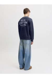 JJEDOVER GRAPHIC SWEAT CREW SN navy blazer
