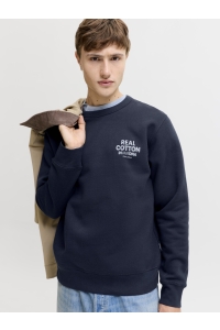 JJEDOVER GRAPHIC SWEAT CREW SN navy blazer