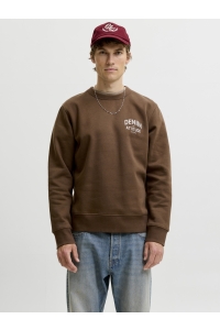 JJEDOVER GRAPHIC SWEAT CREW SN cocoa
