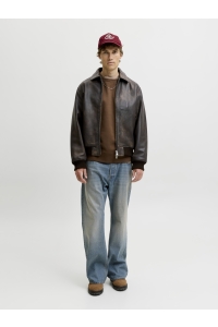 JJEDOVER GRAPHIC SWEAT CREW SN cocoa