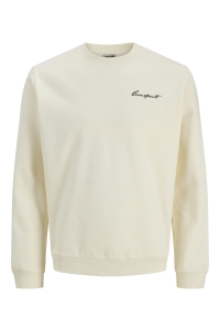 Jack and Jones JCODUST SCRIPT SWEAT CREW NECK sweet corn
