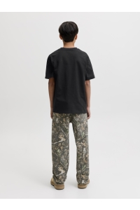Jack and Jones boys JJECOLTON TEE SS CREW NECK SN JNR black