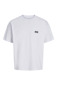Jack and Jones boys JJECOLTON TEE SS CREW NECK SN JNR white