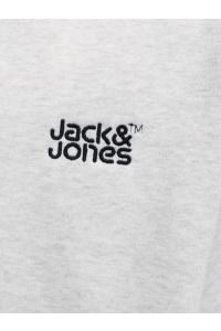 Jack and Jones boys JJECOLTON SWEAT CREW NECK SN JNR white melange