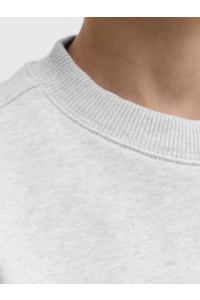 Jack and Jones boys JJECOLTON SWEAT CREW NECK SN JNR white melange