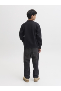 Jack and Jones boys JJECOLTON SWEAT CREW NECK SN JNR black