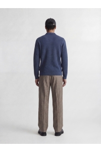 Jack and Jones JPRBLURILEY KNIT POLO LS insignia blue/twist