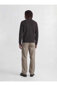 Jack and Jones JPRBLURILEY KNIT POLO LS ganache/twist