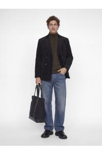 Jack and Jones JPRBLUCALLUM CABLE KNIT HALF ZIP ganache/melange