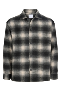 JJESOHO OLLIE OVERSHIRT LS SN asphalt/check