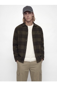 JJESOHO OLLIE OVERSHIRT LS SN olive night/check