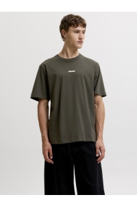 Jack and Jones JCOCLUB BACK SCRIPT TEE SS CREW NEC: peat