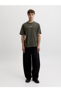 Jack and Jones JCOCLUB BACK SCRIPT TEE SS CREW NEC: peat