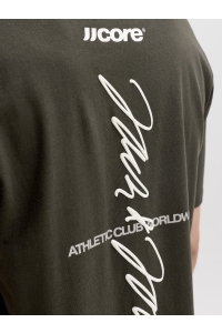 Jack and Jones JCOCLUB BACK SCRIPT TEE SS CREW NEC: peat