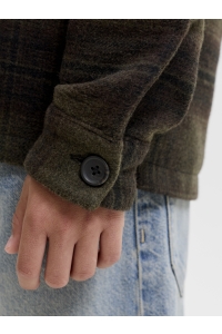 Jack and Jones JJESOHO OLLIE OVERSHIRT LS SN JNR olive night/checks