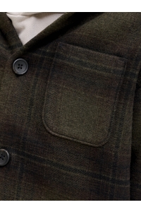 Jack and Jones JJESOHO OLLIE OVERSHIRT LS SN JNR olive night/checks