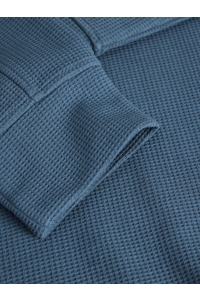 Jack and Jones JCOFUSION WAFFLE BRAND SWEAT CREW N: orion blue
