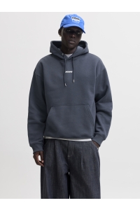 Jack and Jones JCOCLUB BACK SCRIPT PRINT SWEAT HOO: outer space