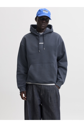 Jack and Jones  JCOCLUB BACK SCRIPT PRINT SWEAT HOO: