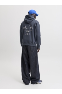 Jack and Jones JCOCLUB BACK SCRIPT PRINT SWEAT HOO: outer space