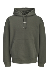 Jack and Jones JCOCLUB BACK SCRIPT PRINT SWEAT HOO: peat