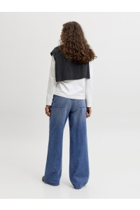 Jack and Jones JXTOKYO WIDE HW R396 DNM NOOS blue denim