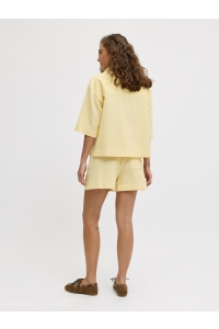 Jack and Jones JXGLOBAL WAFFLE 3/4 RESORT SHIRT WV: sunlight