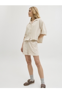 Jack and Jones JXGLOBAL WAFFLE SHORTS WVN moonbeam