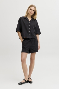 Jack and Jones JXGLOBAL WAFFLE SHORTS WVN black