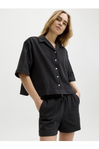 Jack and Jones JXGLOBAL WAFFLE SHORTS WVN black
