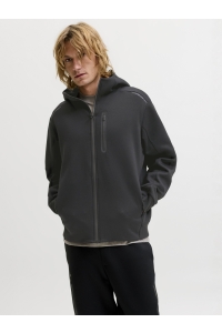 Jack and Jones JCOFUSION SWEAT FULL ZIP HOOD black
