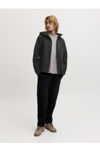 Jack and Jones JCOFUSION SWEAT FULL ZIP HOOD black